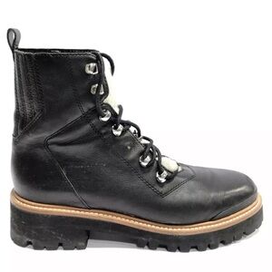 Marc Fisher Women’s MTD Izzie Boot Black Leather 8.5 M